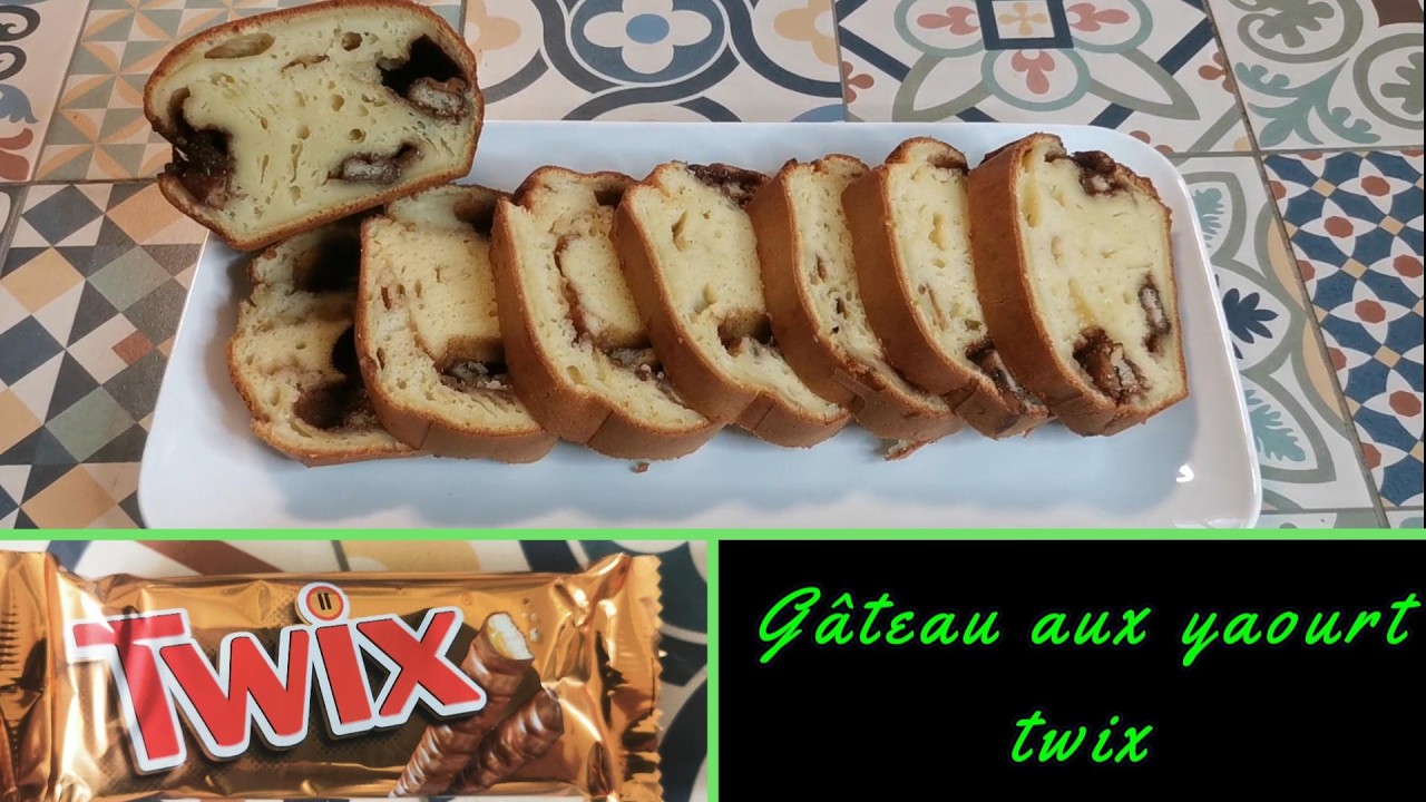 🍫🍰 Gâteau au yaourt aux Twix  goûter ultra gourmand.