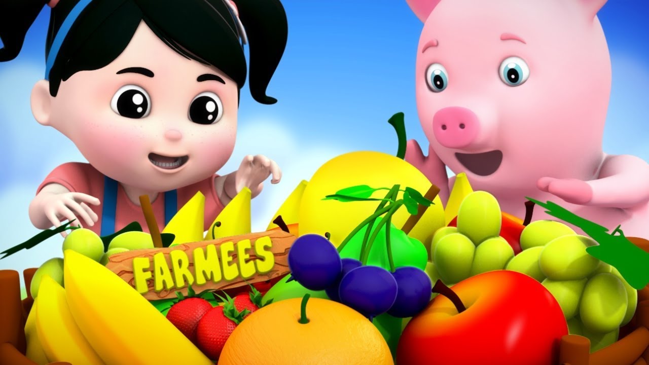 Fruits Song | Kindergarten Songs | Farmees Kids Songs and Nursery Rhymes