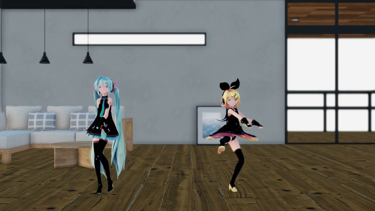 【MMD】bad guy / Sour式初音ミク＆鏡音リン