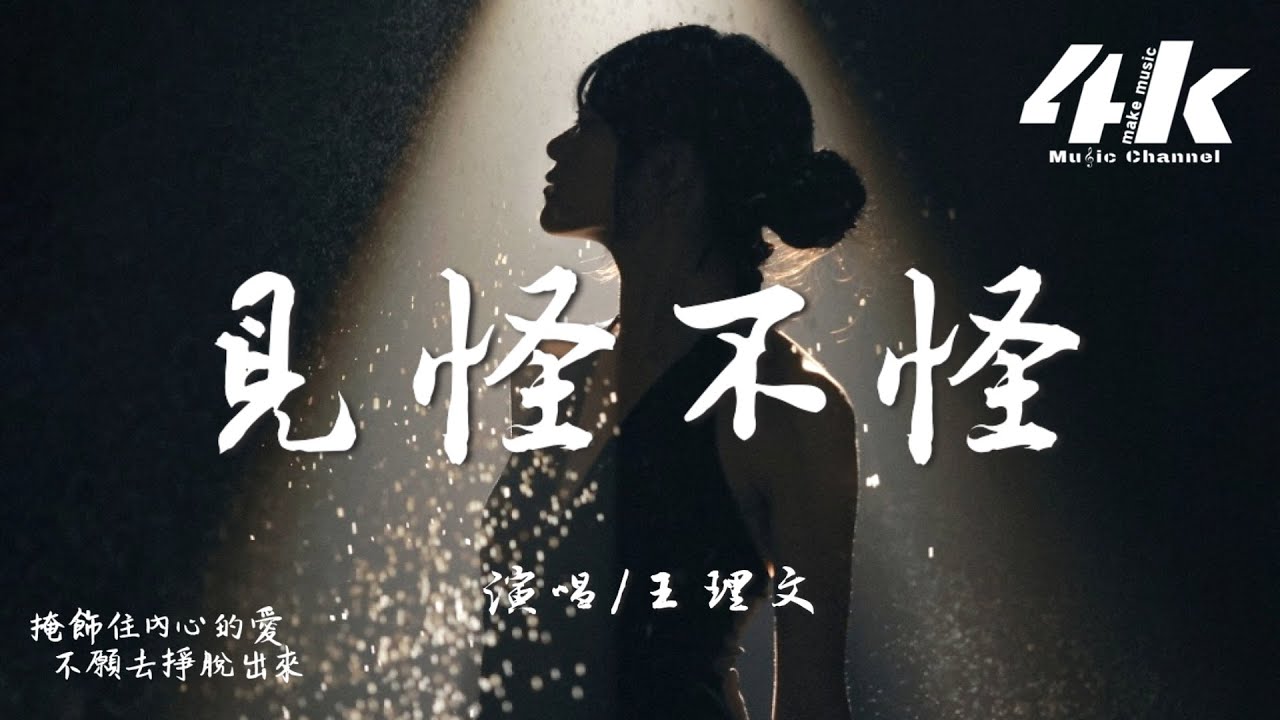 王理文 - 見怪不怪『我早對你見怪不怪，並且準備好隨時離開。』【高音質|動態歌詞Lyrics】♫