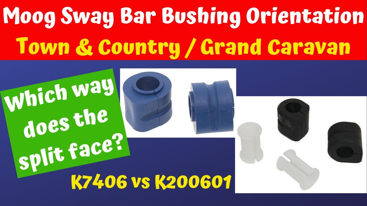 Sway Bar Bushing Orientation 2001 - 2007 Town & Country and Grand Caravan