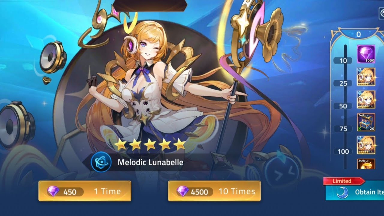 GACHA NEW HERO!! Melodic Lunabelle - Mobile Legend Adventure