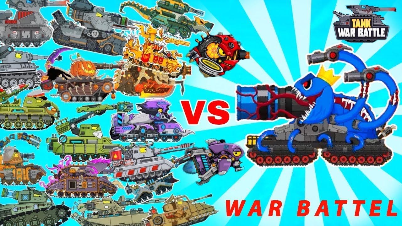 Tank Combat War Battle : Pikener vs Waffetragen E100 Tank BIG MASS BATTLE Update 2023