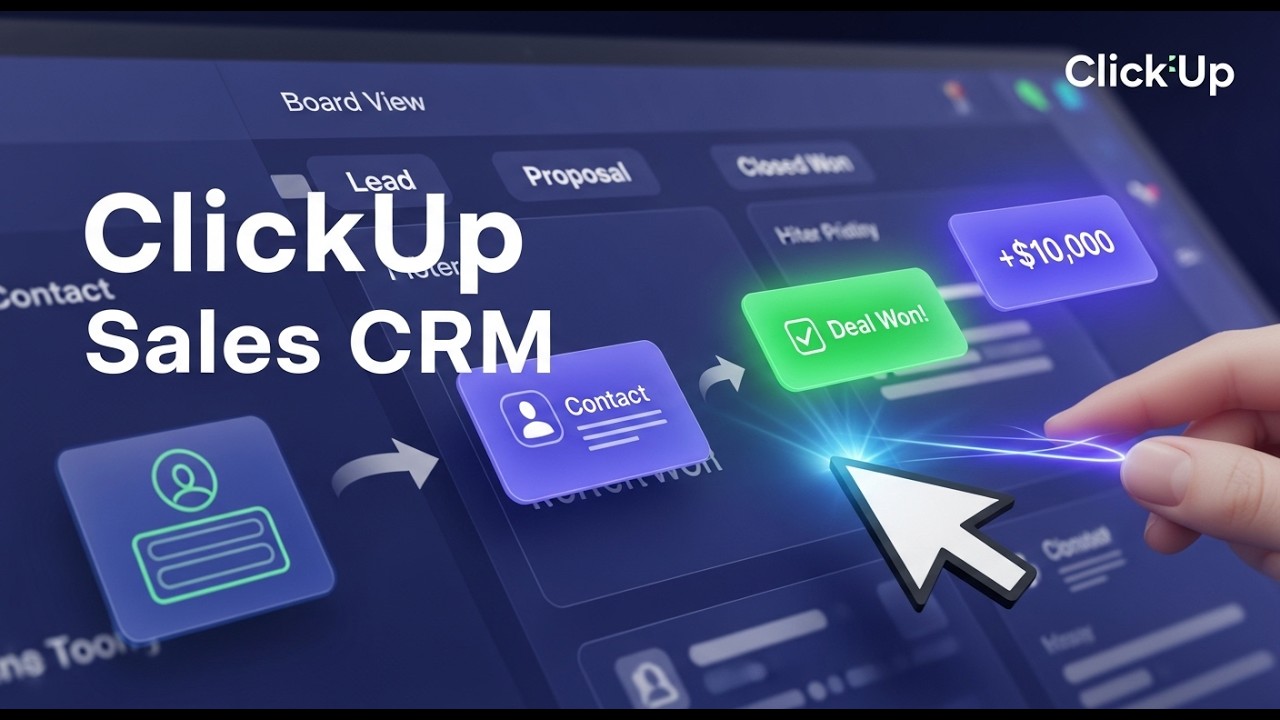 How to Use ClickUp for CRM [Masterclass]