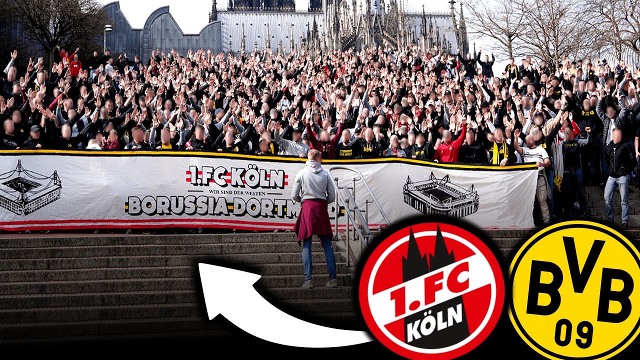 Köln-Ultras empfangen Dortmunder Szene! (Freundschaftsbesuch)