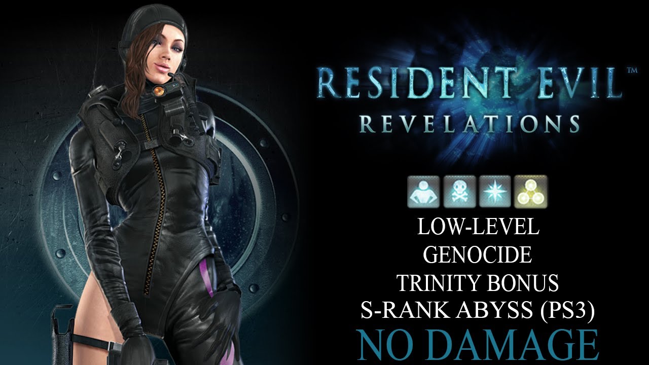 [Resident Evil Revelations] Raid Mode - ABYSS, All Stages, Genocide, S - Rank, Trinity Bonus (PS3)