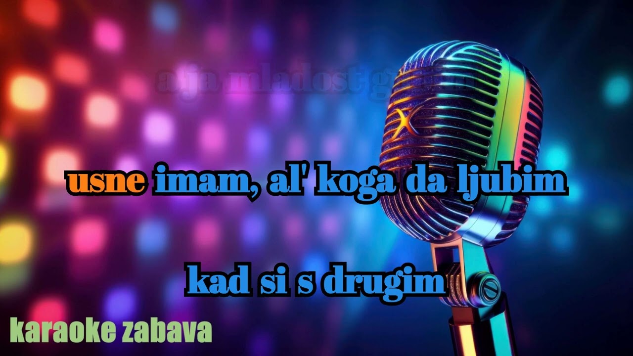 VINO TOCIM A VINO NE PIJEM - MIROSLAV ILIC - *KARAOKE*