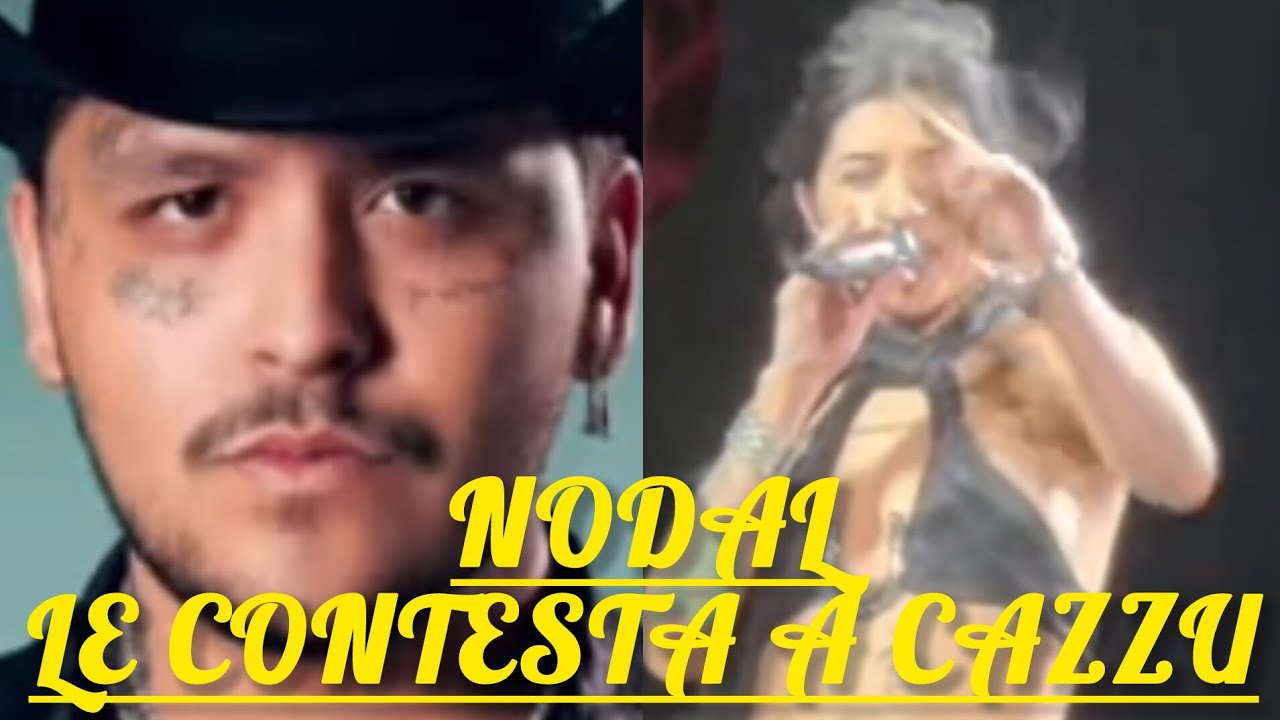 CRISTIAN NODAL LE PONE UN ALTO A CAZZU YA BASTA DE LA HISTORIA INVENTADA#angelaaguilar#cristiannodal