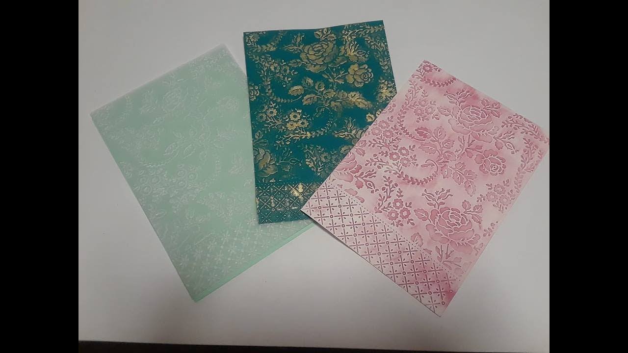 EMBOSSING FOLDER TIPS AND TRICKS!!!
