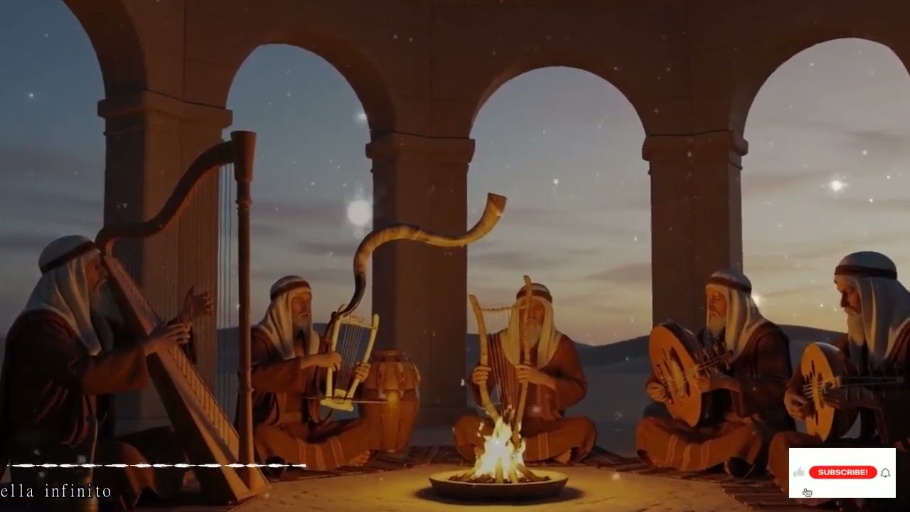 Llamado De Adonai En Jerusalén Con Shofar, Cánticos De David E Instrumentos Santos En Sión