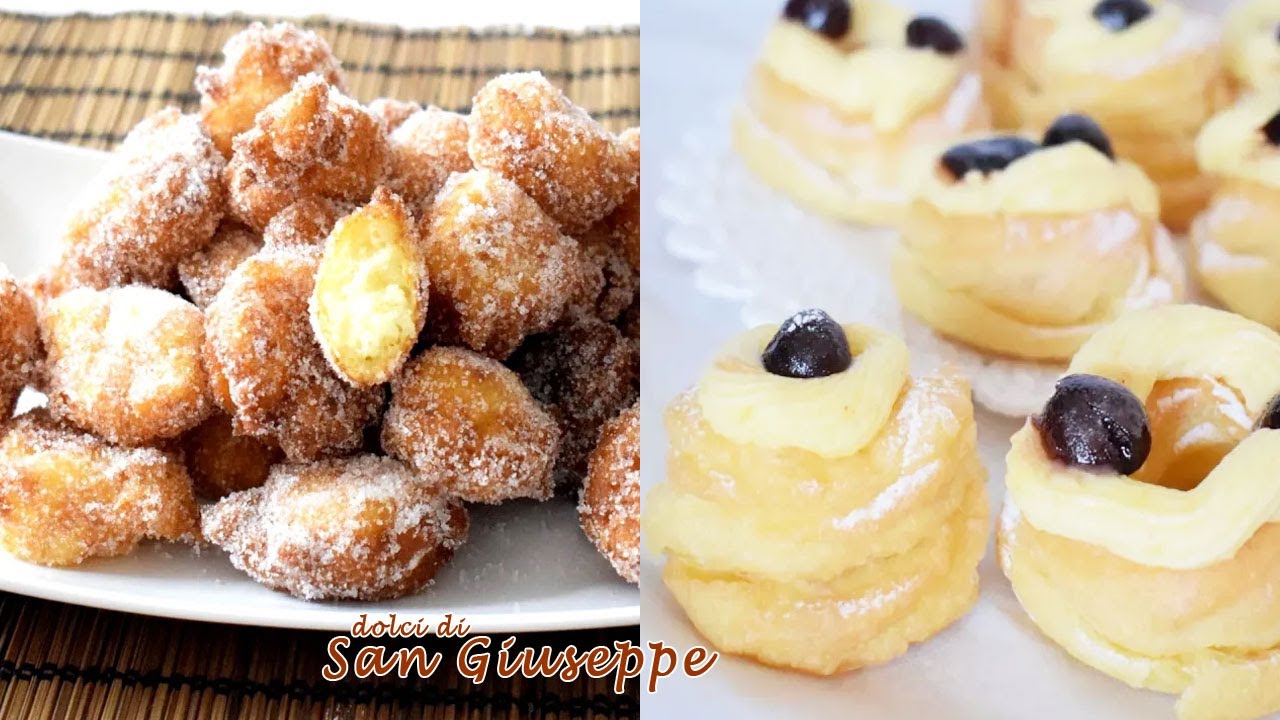 Dolci Speciali per il 19 marzo: Frittelle di Riso di San Giuseppe e Zeppole all'Olio