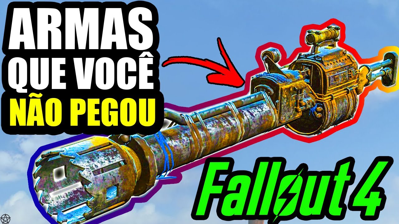 MELHORES ARMAS DO JOGO / ARMAS UNICAS (UNIQUE WEPONS) LOCALIZAÇÃO EM FALLOUT 4