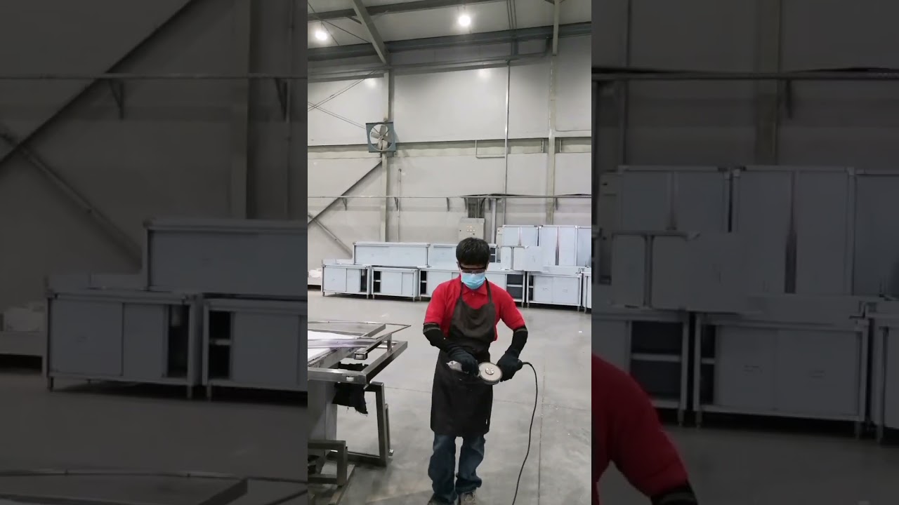 Welding And Buffing Handle For Sliding Doors