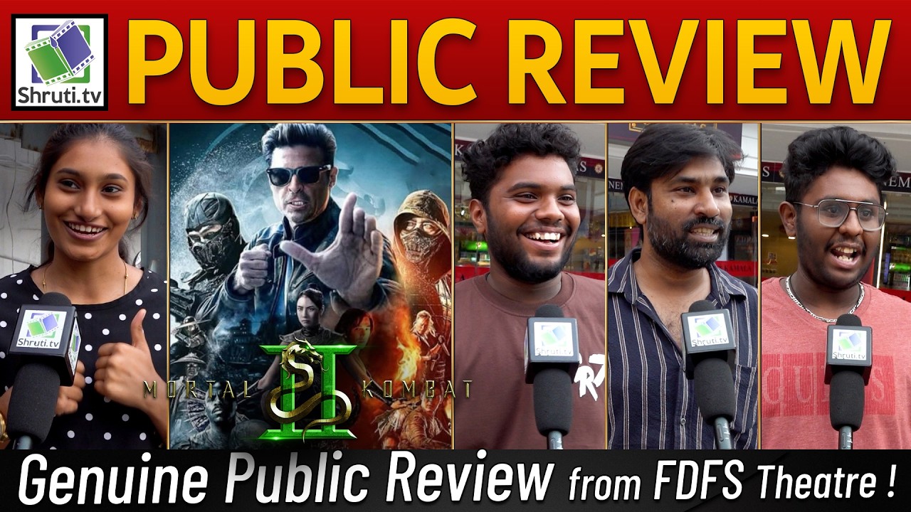 Johnny Cage 🔥 வந்தாச்சு! ⚔️ Mortal Kombat II Tamil Public Review | Mortal Kombat 2 FDFS Review