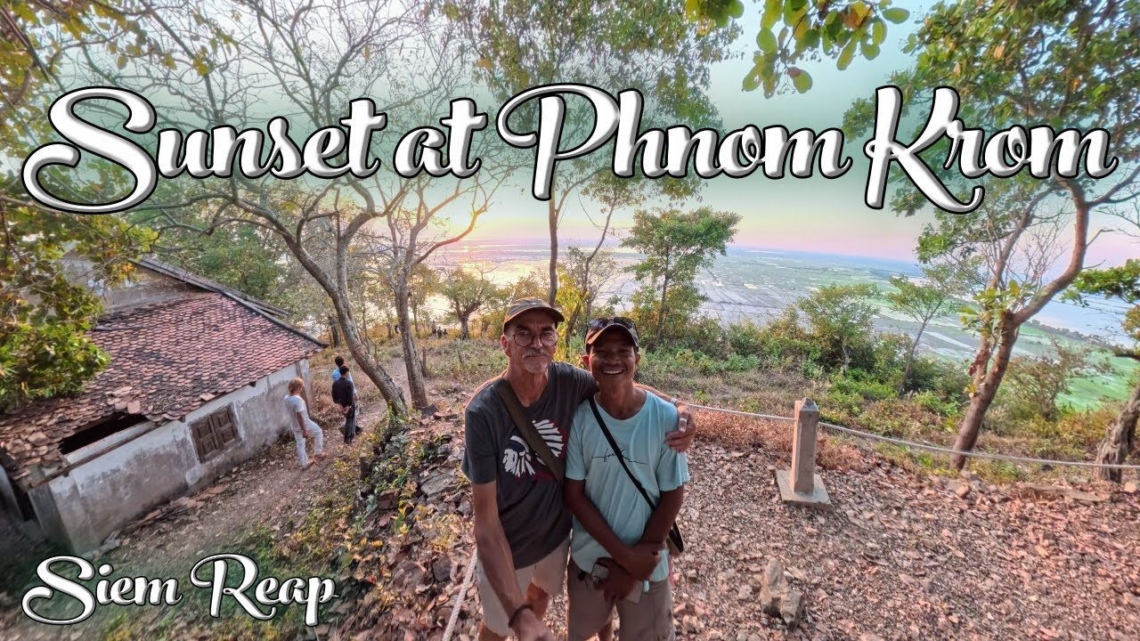 Sunset at Phnom Krom