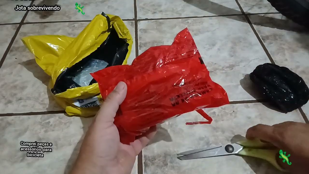 Comprei peças para minha bicicleta 