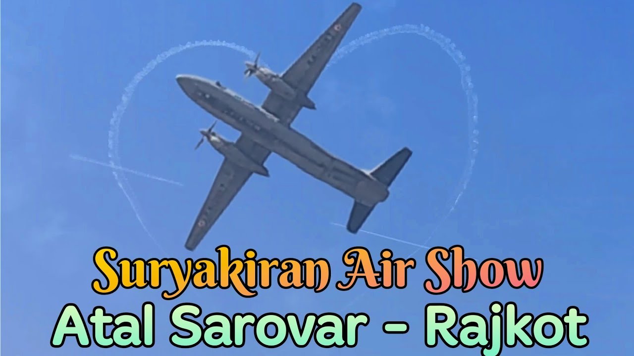 Air show || Suryakiran || Indian Airforce || First time || Rajkot