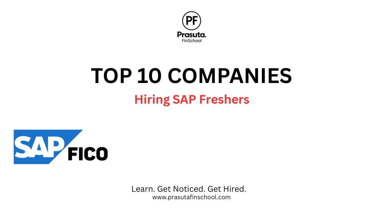 SAP Jobs for Freshers | Top 10 Companies Hiring SAP End Users this week