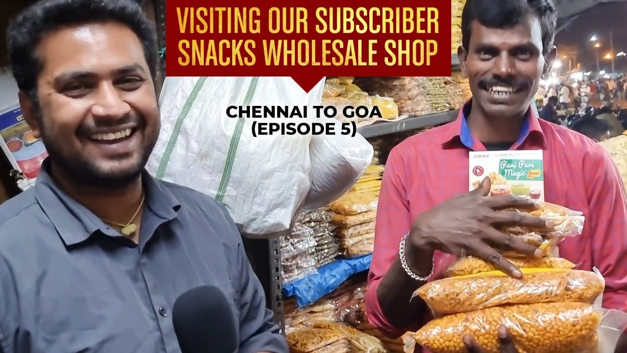 CHENNAI TO GOA TOUR EPISODE- 5|Visiting our subscriber snacks wholesale shop NEAR MYSORE MAIN MARKET