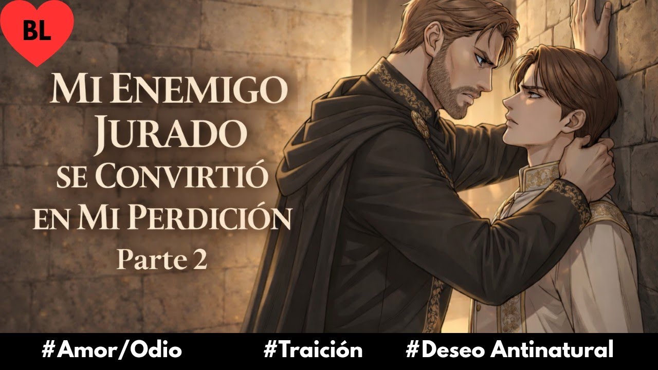 MI ENEMIGO JURADO SE CONVIRTIÓ EN MI PERDICIÓN ❤️‍🔥 - PARTE 2  #bl #novelabl #amor