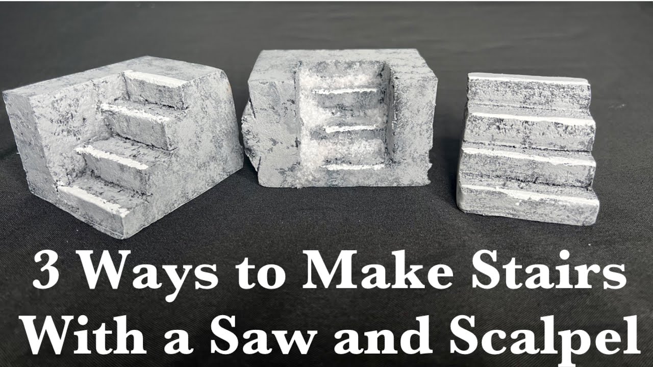 Stair Series- Part 2: Using a Saw and Scalpel