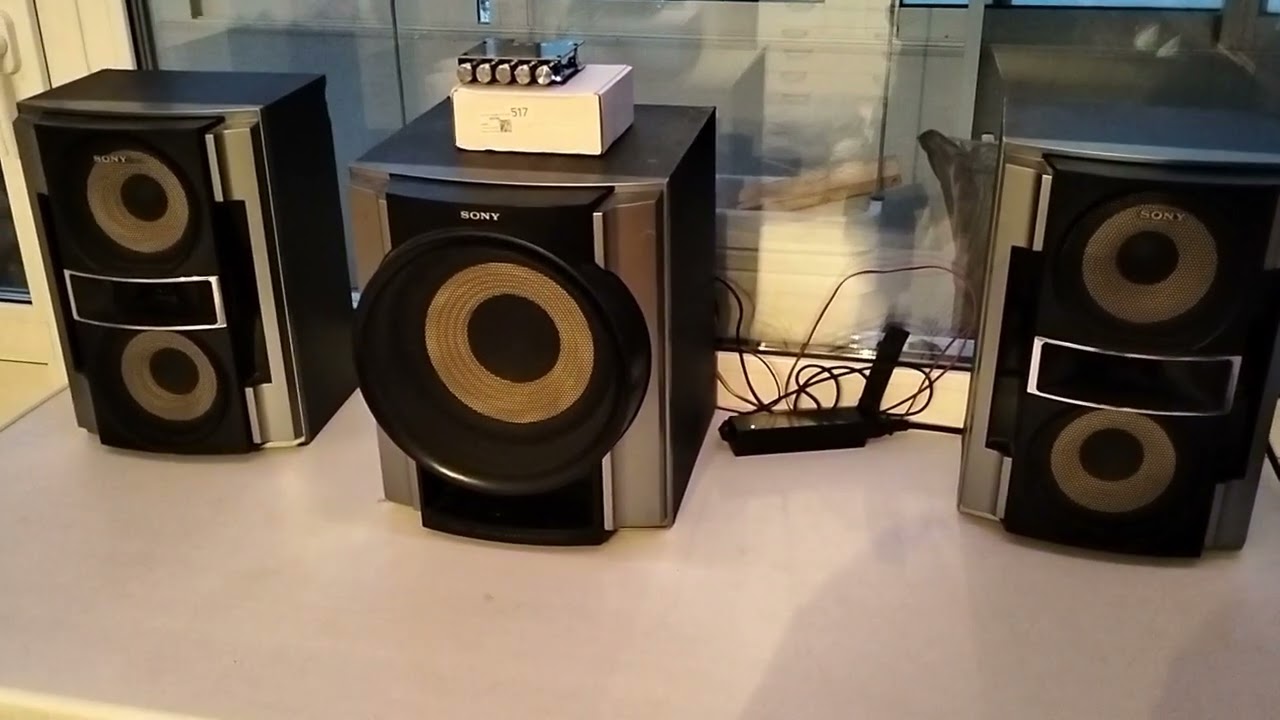 ZK-MT21 усилитель 2.1 50x50watt 100watt sub колонки SONY SS-RV222D SUB SONY SS-WG333D