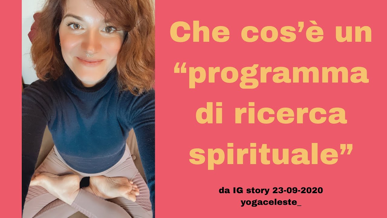 Che cos'&egrave; un programma di ricerca spirituale?