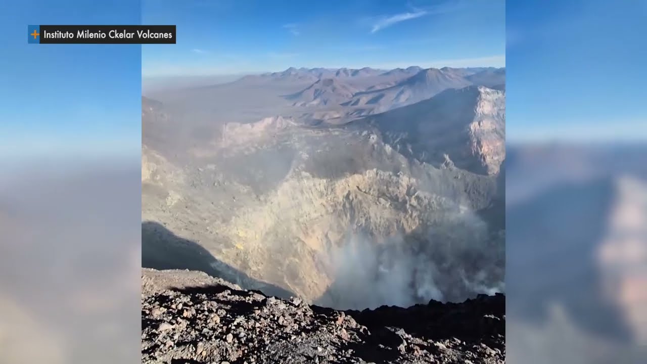 Declaran perímetro de seguridad en torno al volcán Láscar por aumento de actividad