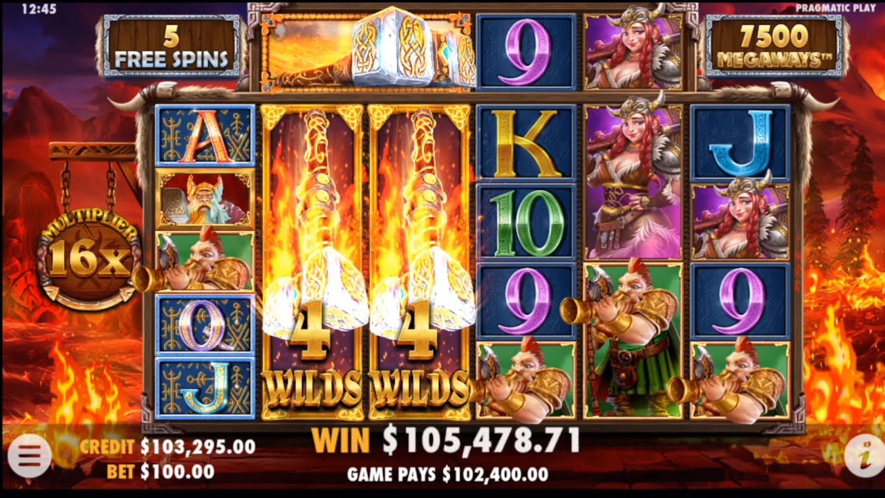 POWER OF THOR!! RECORD WIN!! HUGE HAMMER!! PRAGMATIC PLAY!! ✌️✌️ @SLOTKINGDOM
