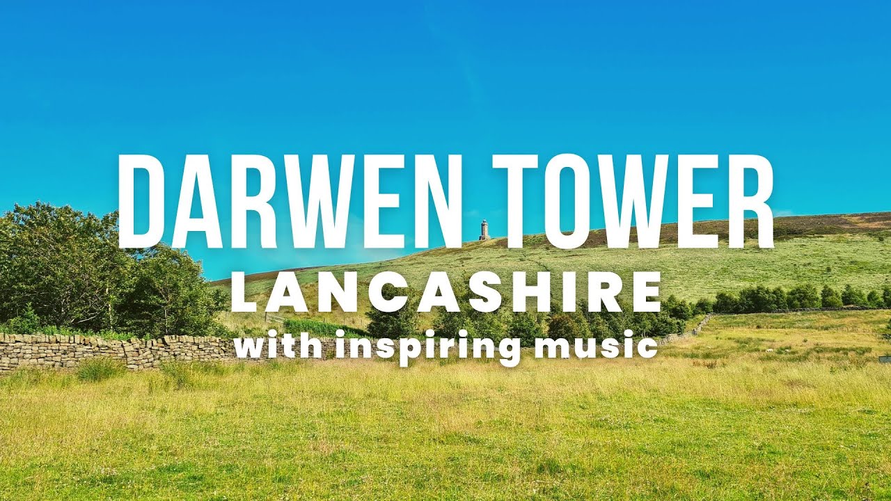 4K Aerial View Darwen Tower & Inspiring Cinematic Music | Scenic Exploration
