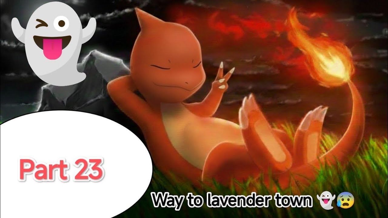Pokemon RED Gameplay | Part 23 | Way to lavendar town 👻😰🎃