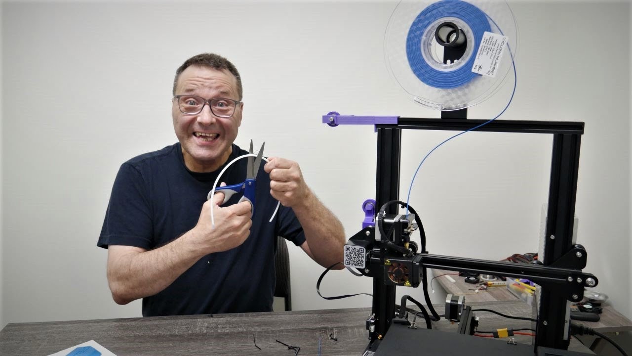 Aujourd'hui, on installe notre extruder en direct drive avec un support en PLA