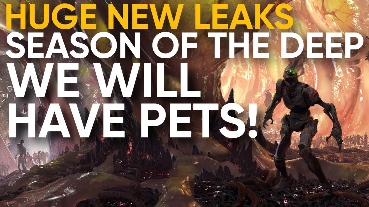 Destiny 2: Lightfall I SEASON OF THE DEEP NEW LEAKS (PETS)! - News So Far