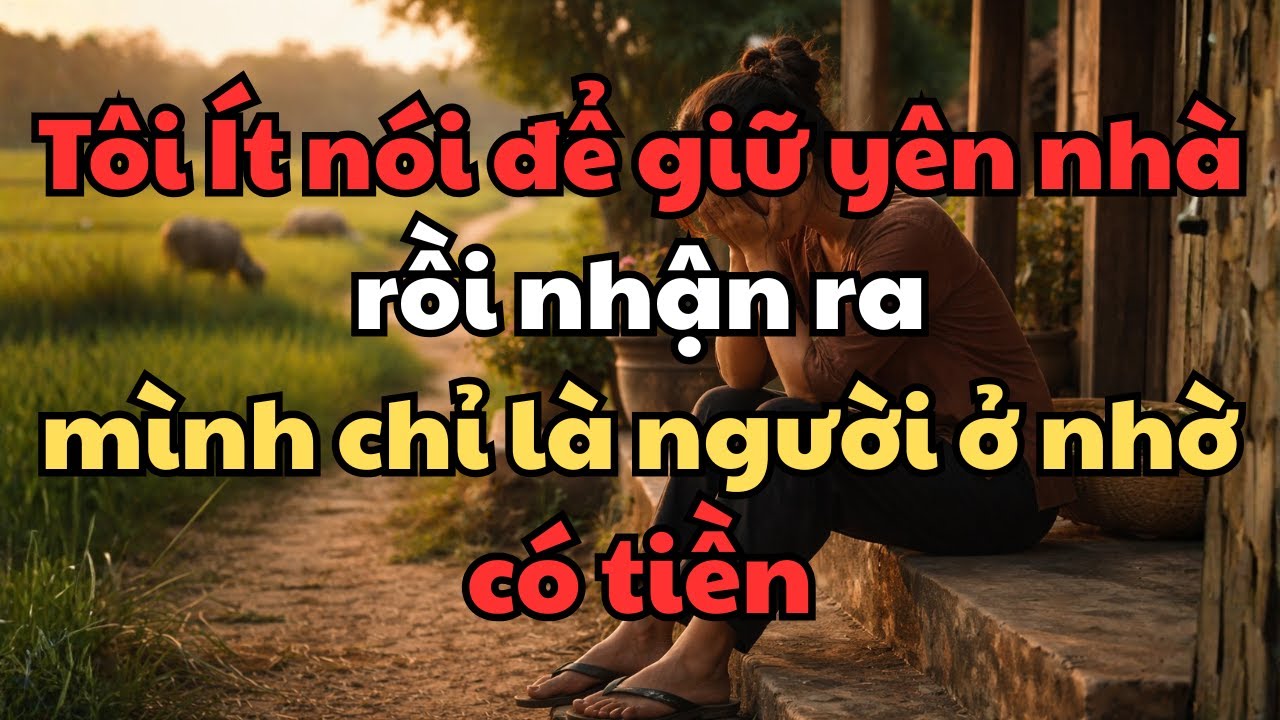 Tôi Ít nói để giữ yên nhà rồi nhận ra mình chỉ là người ở nhờ có tiền