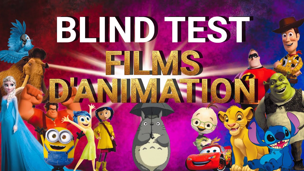 BLIND TEST Spécial FILMS D'ANIMATION (Disney, DreamWorks, Ghibli...) (80 extraits)