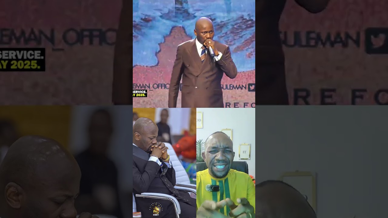 My head is wet of 💡 ideas #ApostleJohnsonSuleman #pstcalebuwaifo #MustWatch @topfans 