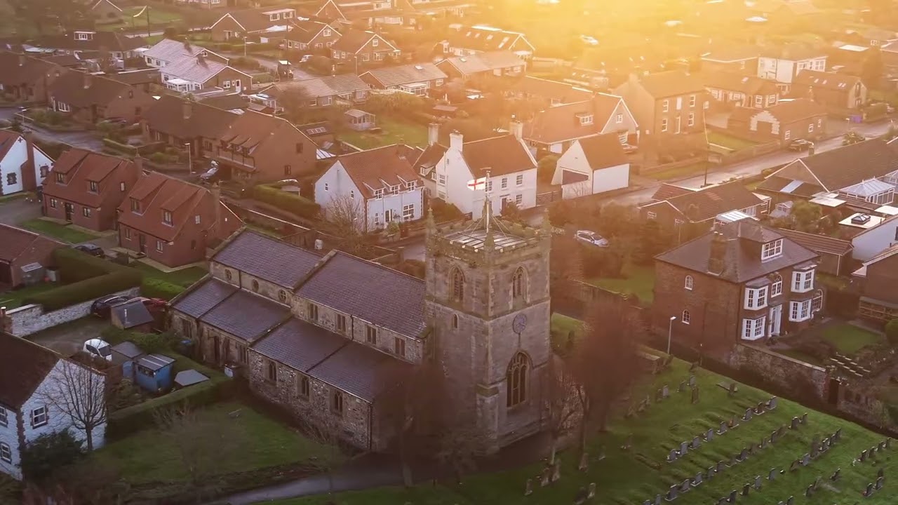 Burning sky's over Flamborough 5th December. Using dji mini 5 pro.
