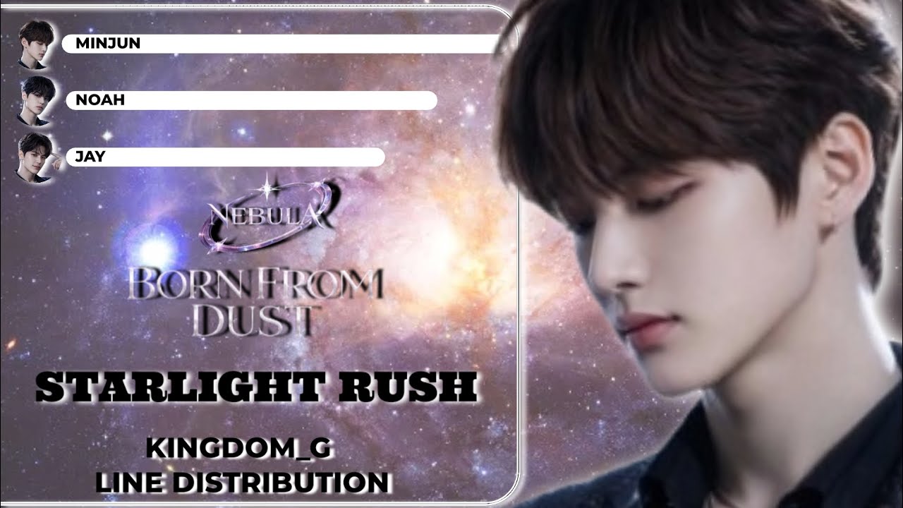 [NEBULA] - Starlight Rush (MINJUN, RIN, JAY, NOAH Ver.)《 Line Distribution + Lyrics 》