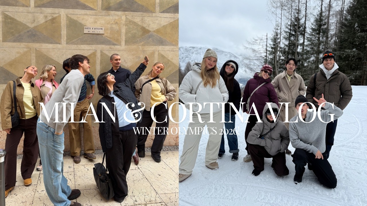 WINTER OLYMPICS VLOG! COME TO MILAN & CORTINA WITH ME!! Weekly vlog! | India Moon