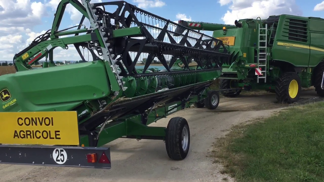 Moisson de colza / John Deere T660i / coupe 625x
