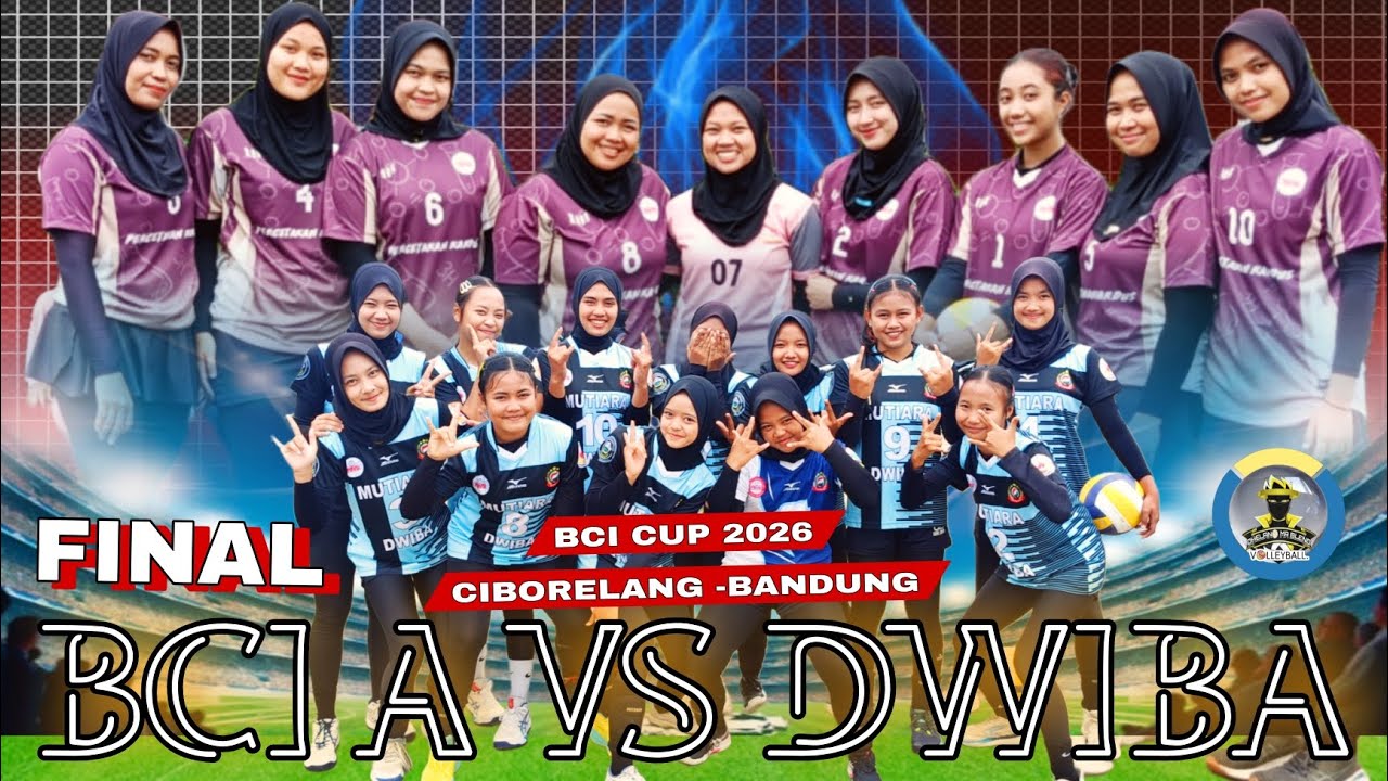 FINAL🏆BCI VS DWIBA ‼️ DUEL SARAH CS VS SILMI CS||BCI CUP PUTRI - CIBORELANG INDAH- BANDUNG