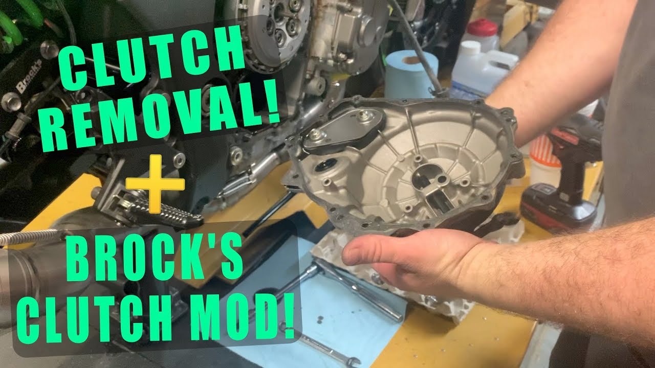 ZX10R CLUTCH REMOVAL & Brock's CLUTCH MOD INSTALL 2011-2019 How To