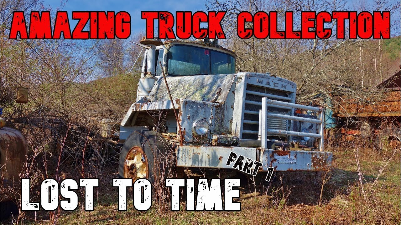 Antique Truck Collection Rusting Away