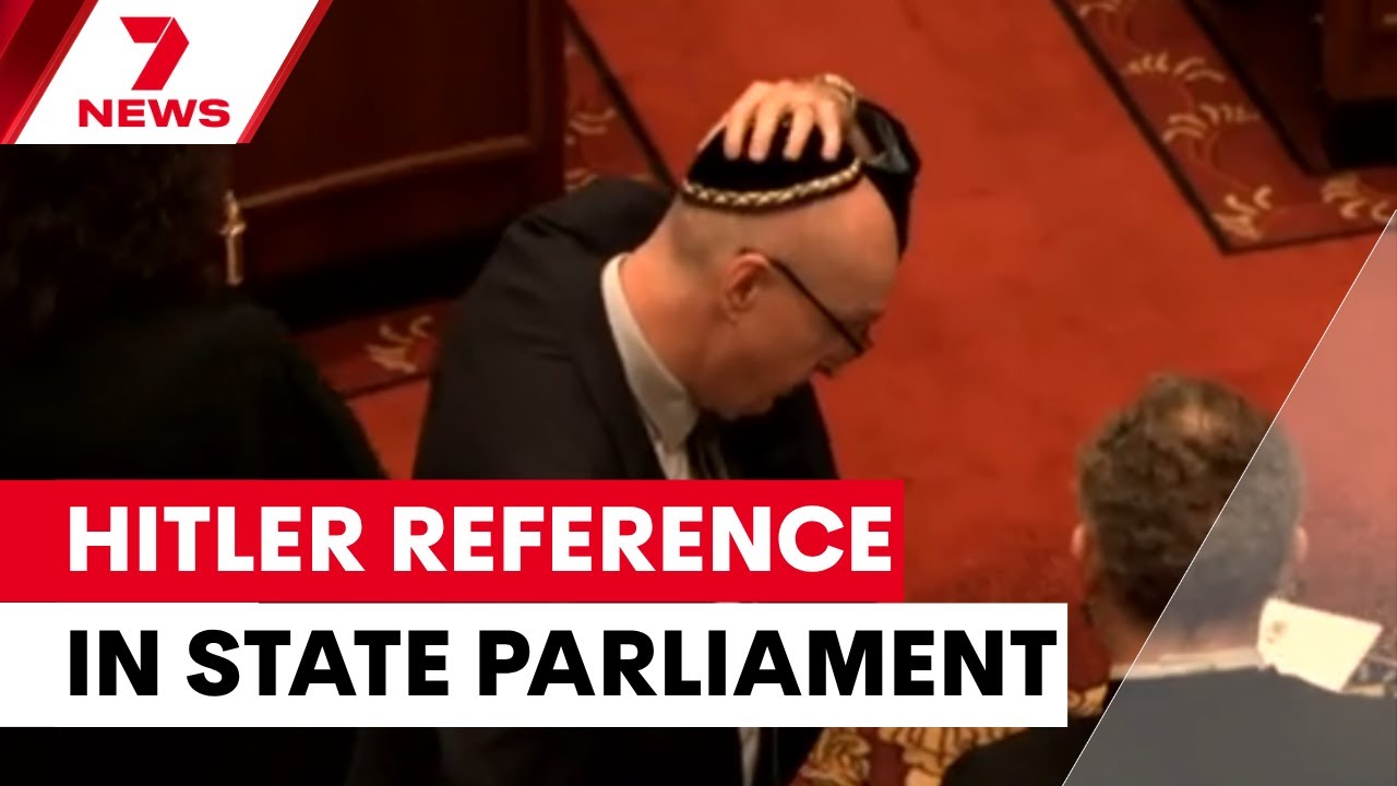Discontent in State Parliament over Hitler reference | 7NEWS