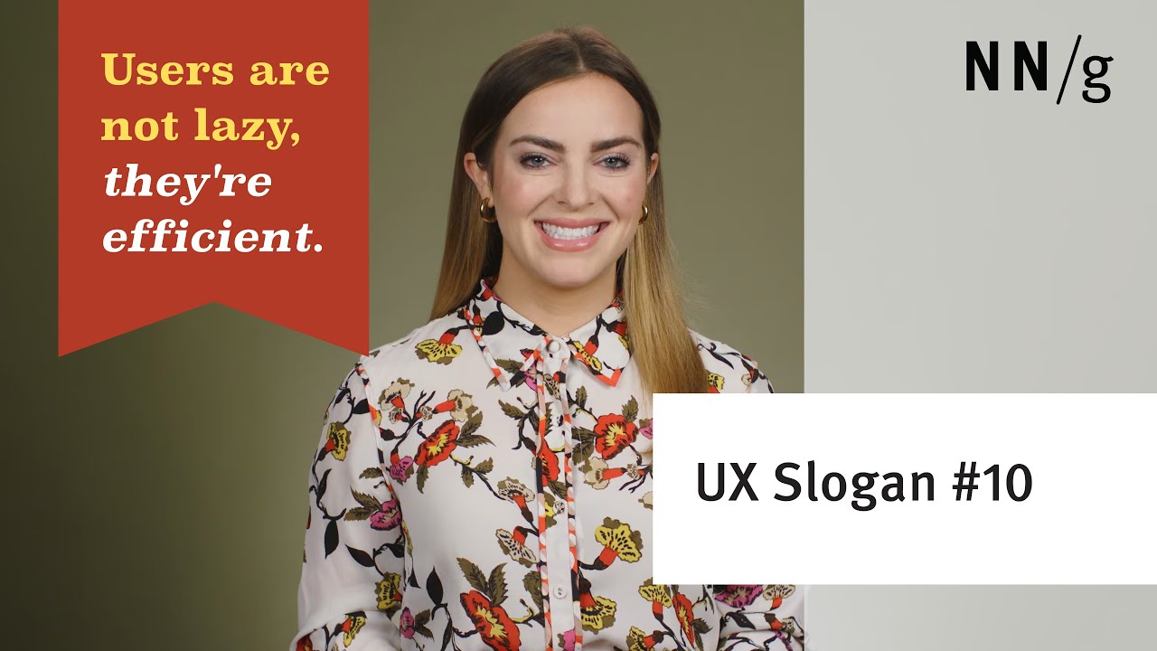 Users Are Not Lazy (UX Slogan #10)