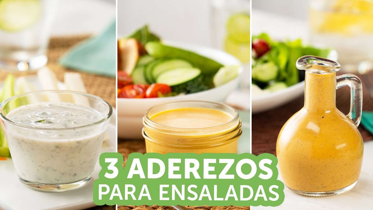 3 Aderezos para Ensalada | Kiwilim&oacute;n Te Cuida