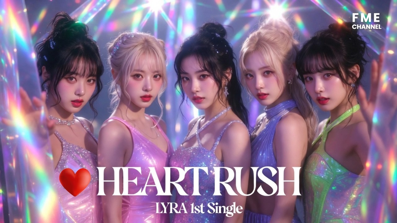 발렌타인데이, 심박수 폭발 케이팝 💝 | HEART RUSH - 라이라 (LYRA) | City Pop · #Kpop #GirlGroup #Valentine #CityPop