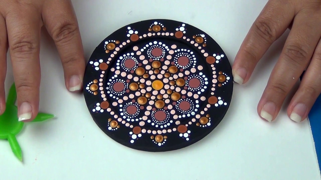 Como pintar mandalas en madera