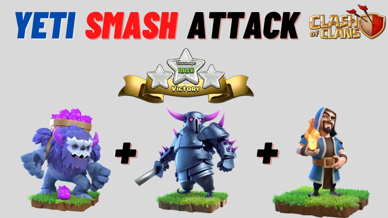 YETI SMASH PRACTICE MATCH || TOWNHALL 12 || MY ATTACK STRATEGY || CLASH OF CLANS || NAUGHTY HOOK