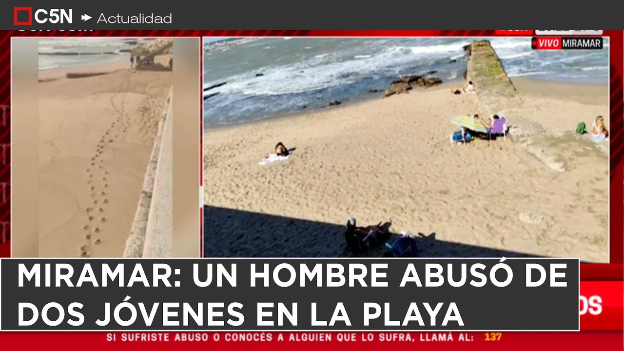 MIRAMAR: un HOMBRE ARMADO ABUSÓ de DOS JOVENES en la PLAYA